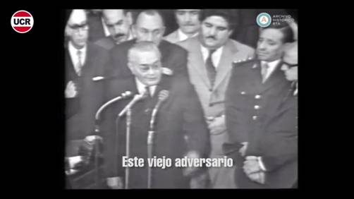 Unión Cívica Radical on Twitter: ''Este viejo adversario despide a un amigo'. En nombre de viejas luchas, Balbín ofrecía su último mensaje para Perón. https://t.co/c2WU3b0Wpd' / Twitter